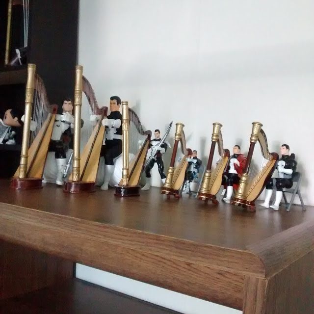 Here's The 6-Man Harp Ensemble.