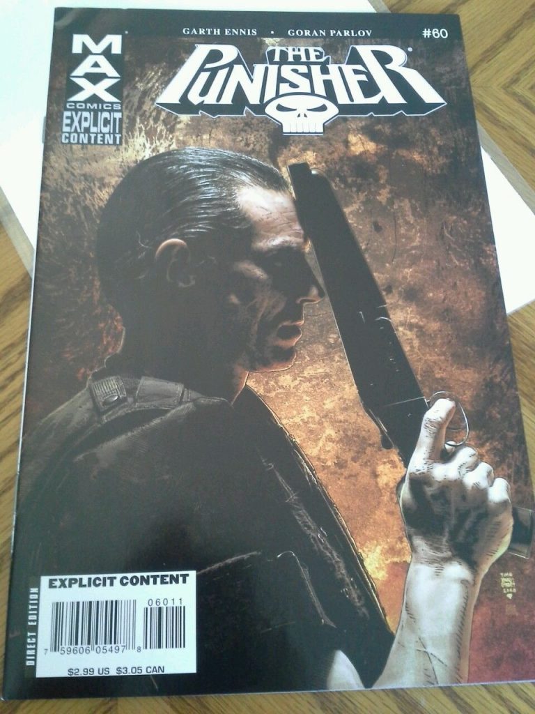 The Punisher Max comic.