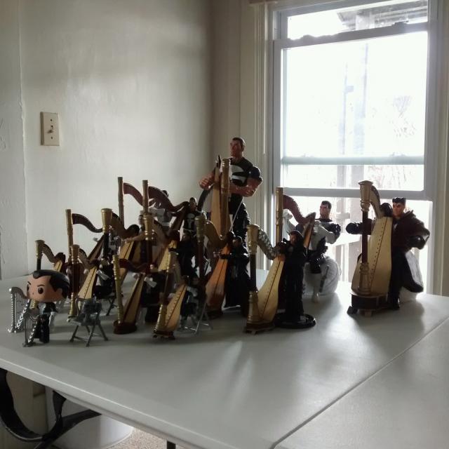 The Grand Harp Ensemble!