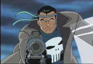 The Punisher from Spiderman the animated series.