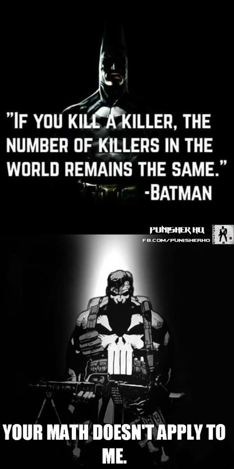 A Great Batman/Punisher Meme