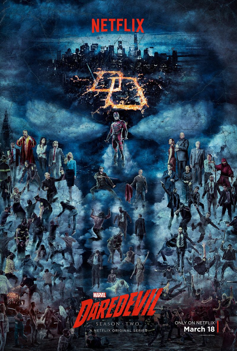 The Official Poster for Daredevil Season Two!