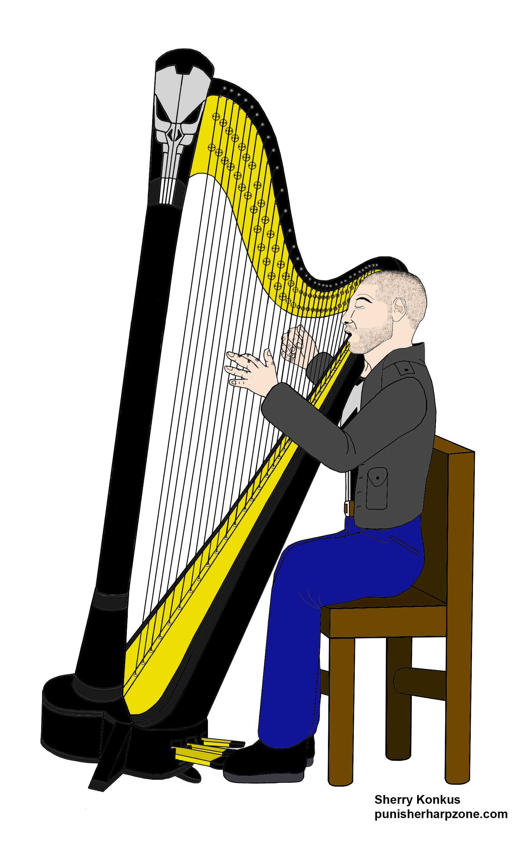 NEW PUNISHER HARP ART: Jon Bernthal's Punisher Sings and Harps
