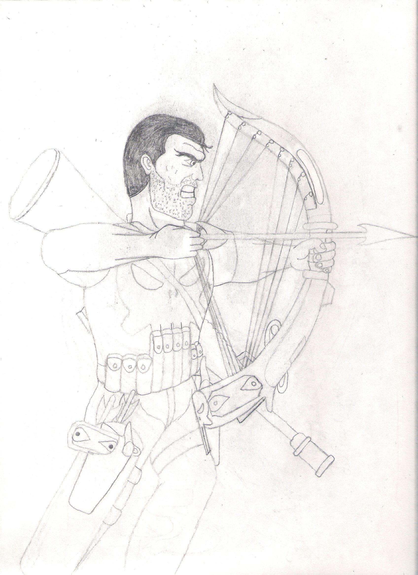 More Punisher Harp sketches