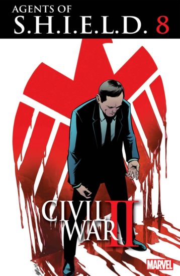 Cover to Agents of S.H.I.E.L.D. Civil War II Tie-In.