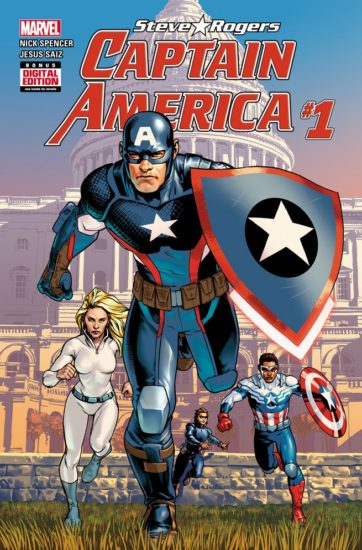 Cover to Captain America: Steve Rogers #1