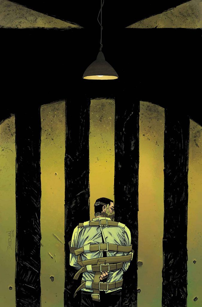 Cover to Punisher #5 (HE'S IN ARKHAM!!)