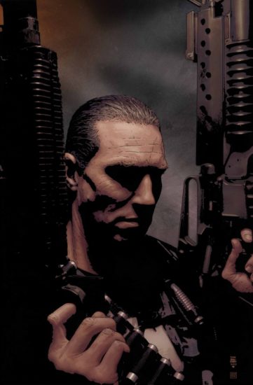 Cover to Punisher MAX #21 by Tim Bradstreet
