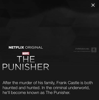 Netflix placeholder for The Punisher.