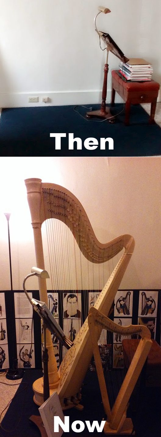 Then and Now – A Harp Meme