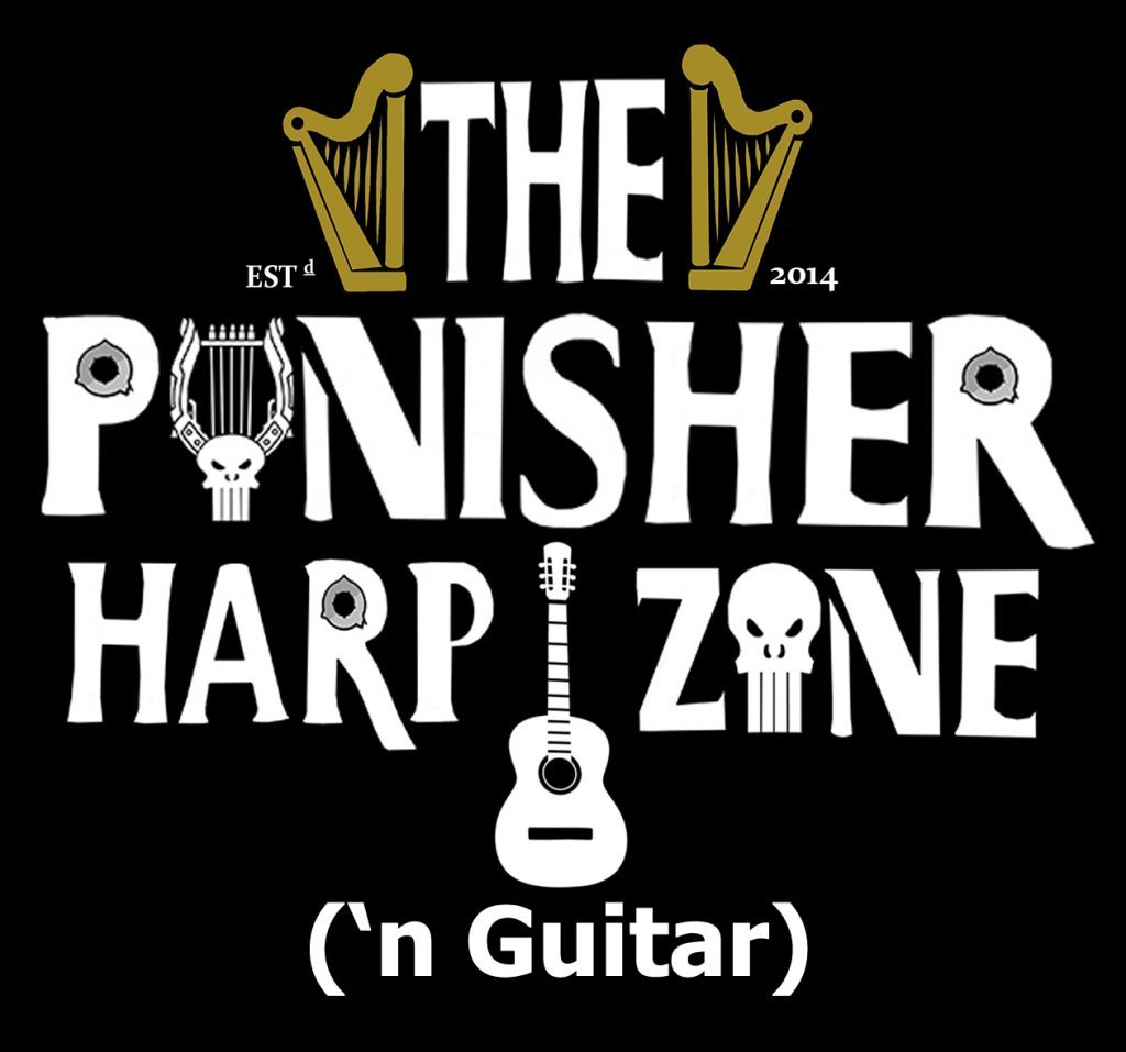 Punisher Harp 'n Guitar Zone Logo