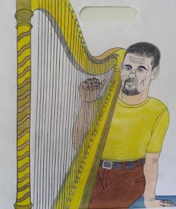 Billy Russo's Punisher Harp Art