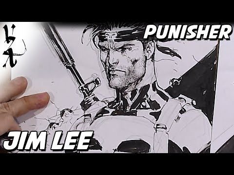 A Video of How Jim Lee Draws The Punisher.