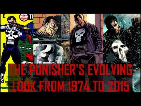 The Punisher’s Evolving Look from 1974 to 2015
